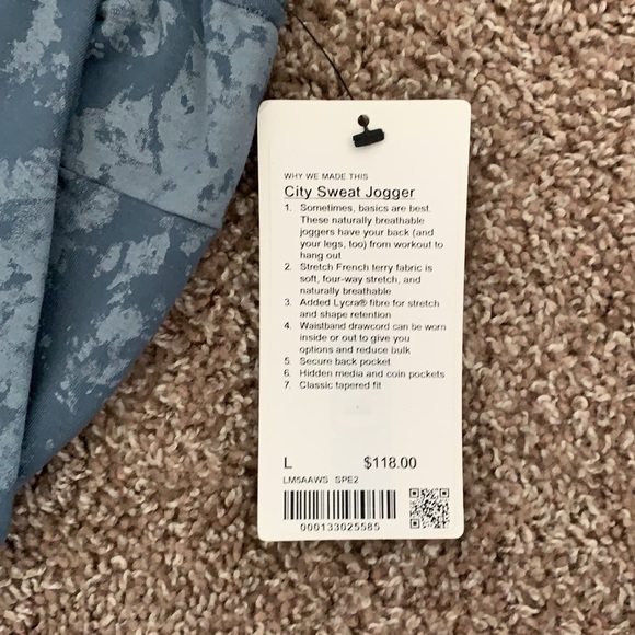 Lululemon City Sweat Jogger (Large) - Picture 2 of 2